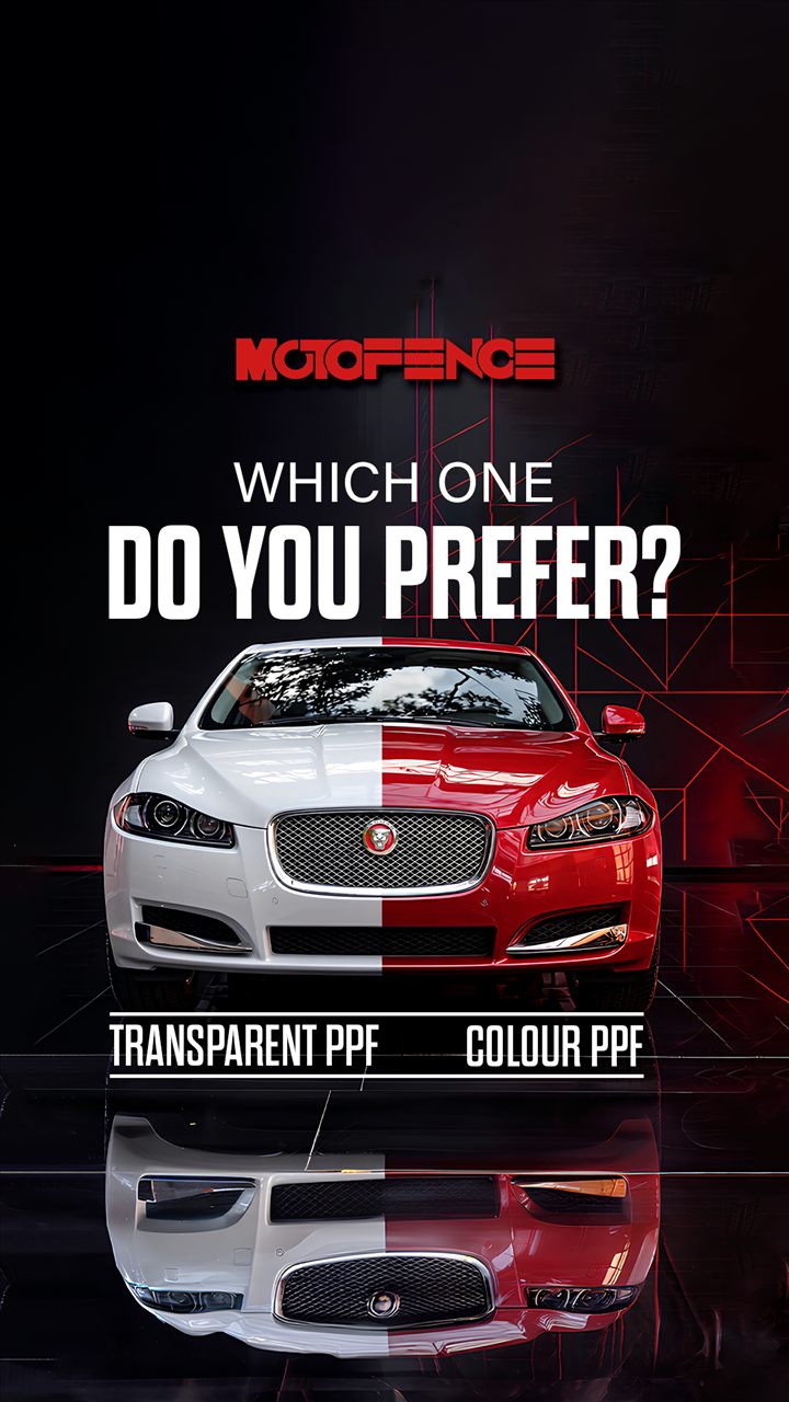 Gloss PPF versus colour PPF comparison